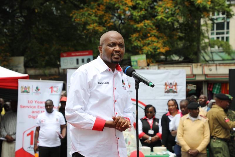 Public Service CS Moses Kuria.